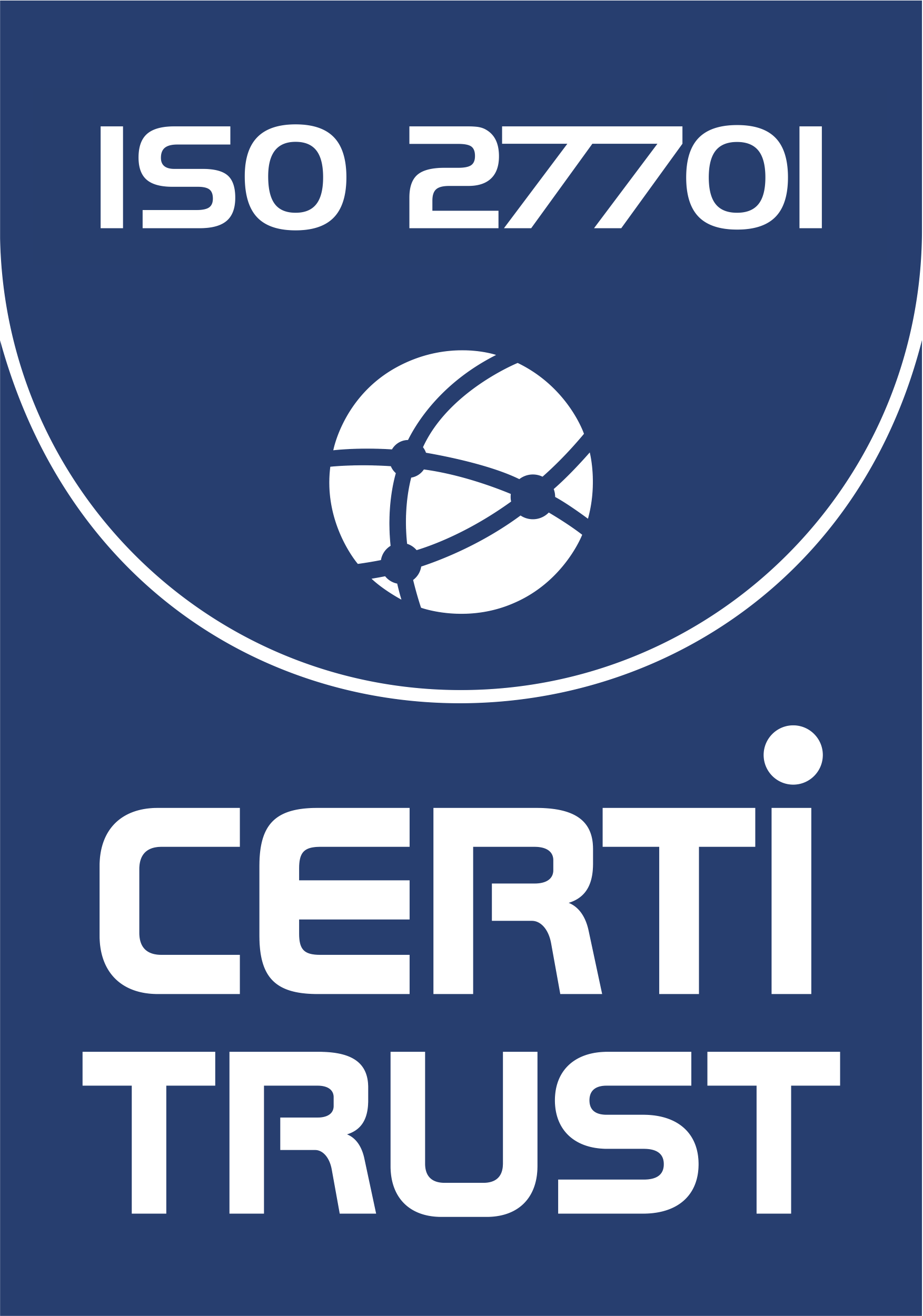 Official ISO/IEC 27701 certification received from Certi-Trust